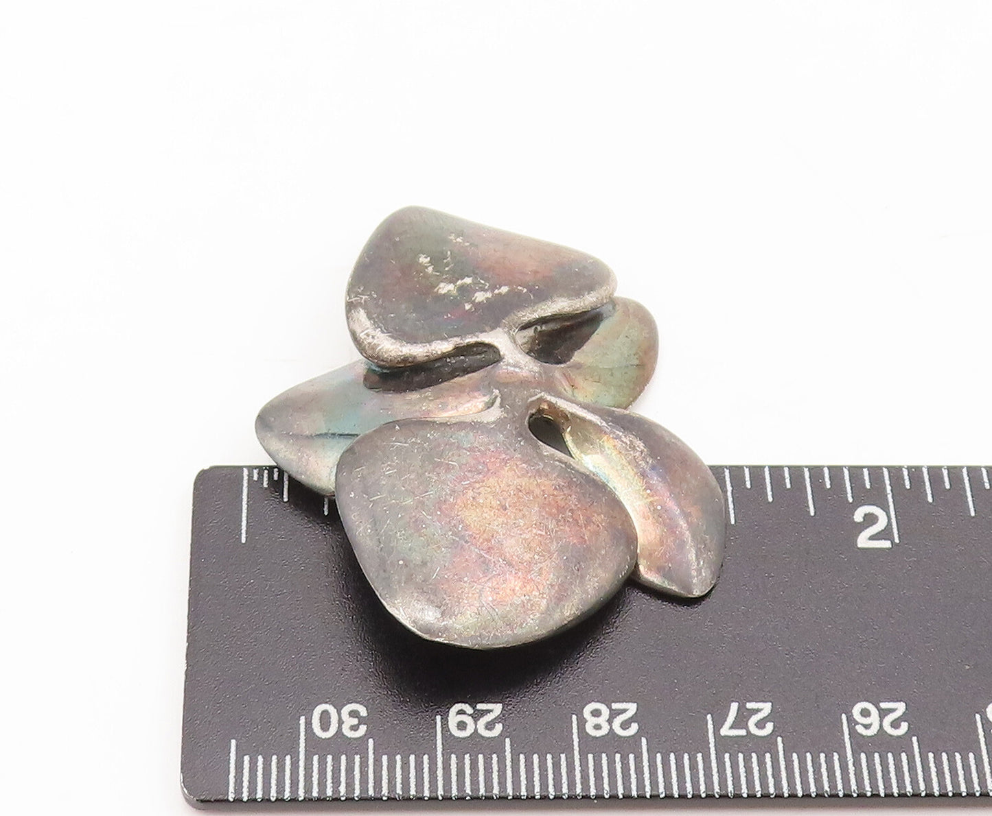 925 Sterling Silver Vintage Brooch Pin CUMMINGS Solid Strawberries BP10595