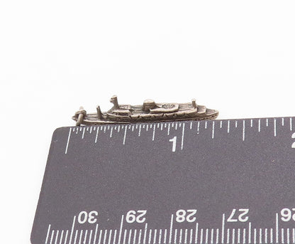 925 Sterling Silver Vintage Pendant 3D Ocean Liner Charm S.S Statendam  PT24889