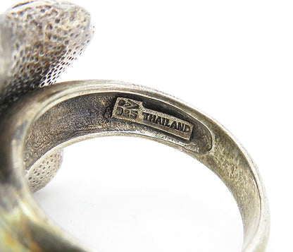 SILPADA 925 Silver  Vintage Dark Tone Sculpted Statement Ring Sz 11  RG7675