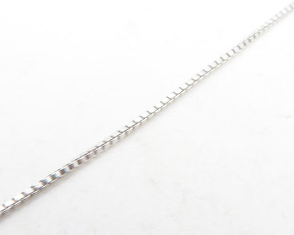 925 Sterling Silver  Shiny Genuine Diamond Swirl Thin Chain Necklace  NE2061