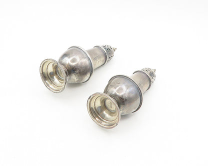 GORHAM 925 Sterling Silver  Vintage Antique Salt & Pepper Shakers  TR2530