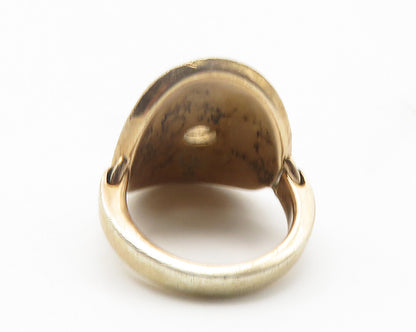 GUESS ITALY 925 Sterling Silver  Shiny Monogram Logo Band Ring Sz 6.5  RG11508