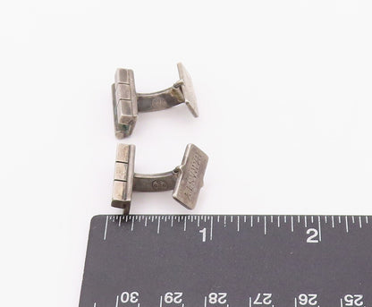 925 Sterling Silver Vintage Cuff Links GEORG JENSEN DENMARK Brick Design  TR3948