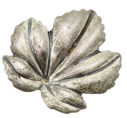 JEWELART 925 Sterling Silver  Vintage Floral Leaf Motif Brooch Pin  BP6316