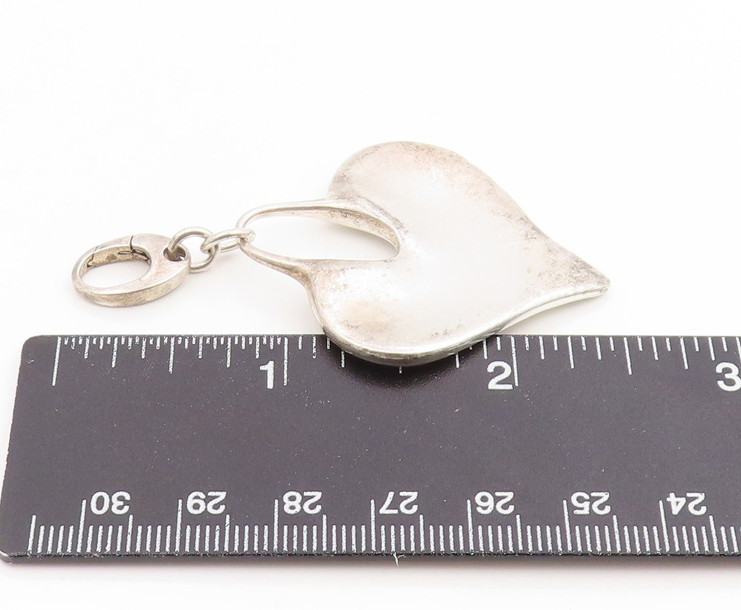 925 Sterling Silver Vintage Pendant RLM STUDIO Modernist Love Heart  PT26147