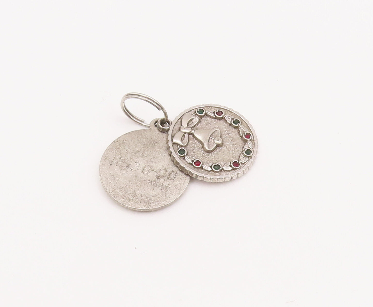 925 Sterling Silver Vintage Pendant Religious Carved Mother Mary Coins  PT23123