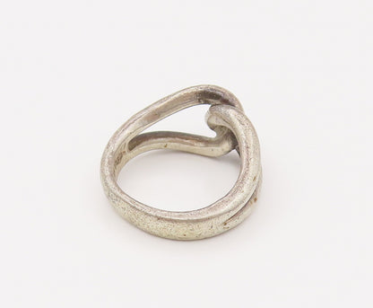 CELLINI 925 Sterling Silver  Vintage Love Infinity Knot Ring Sz 6.25  RG26649