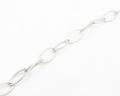 SILPADA 925 Sterling Silver  Vintage Two Tone Floral Chain Necklace  NE2283