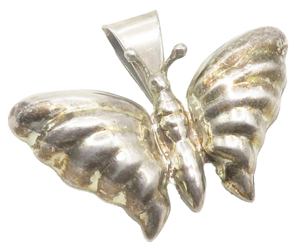 LOS BALLESTEROS MEXICO 925 Silver  Vintage Hollow Butterfly Brooch Pin  BP4462