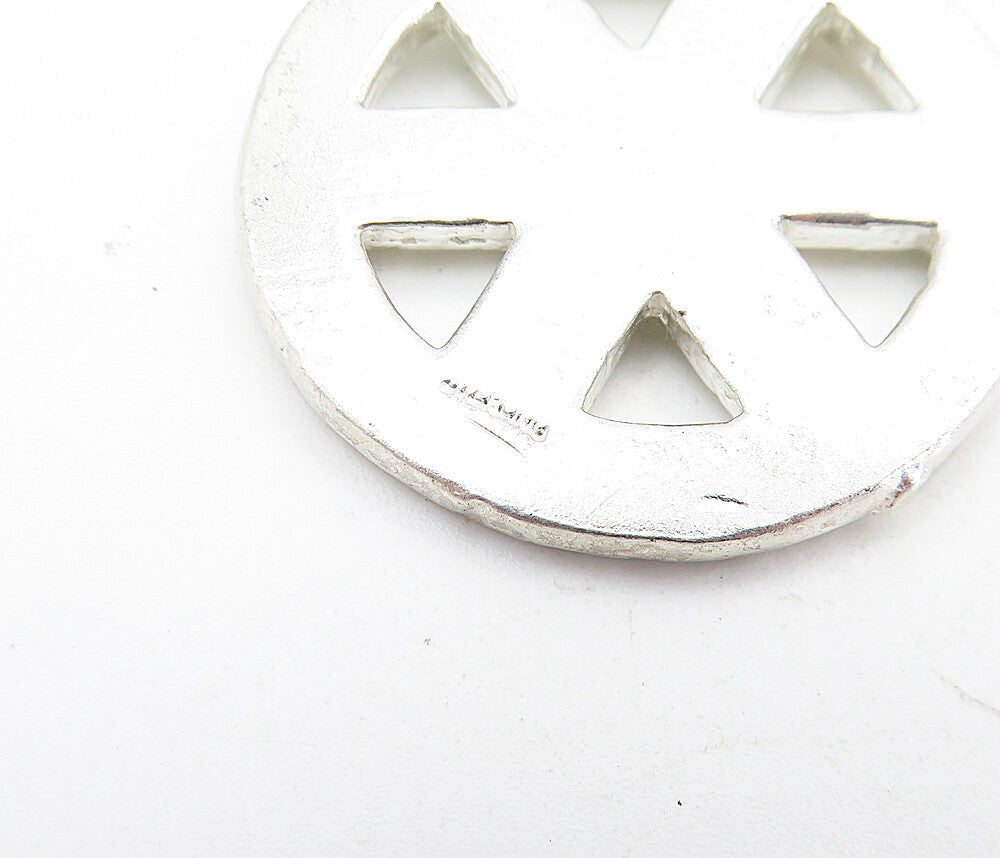 925 Sterling Silver  Vintage Emergency Medical Technician Pendant  PT4511