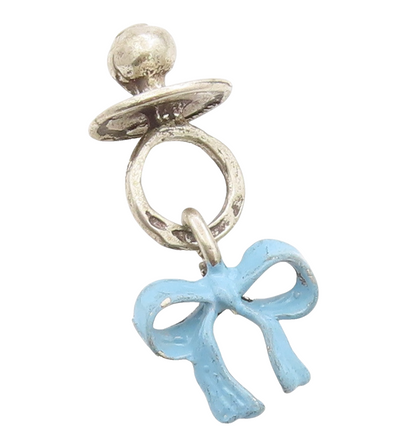 925 Sterling Silver Vintage Pendant Solid Newborn Baby Shower Charm   PT24990