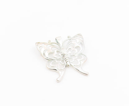 ROSS SIMON 925 Sterling Silver  Shiny Butterfly Cutout Brooch Pin  BP5366