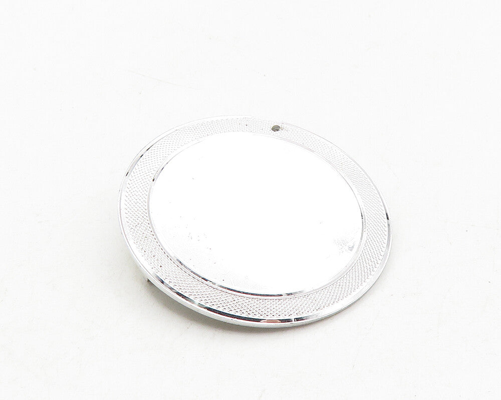 LAMODE 925 Sterling Silver  Vintage Shiny Etched Border Brooch Pin  BP3778