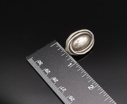 MEXICO 925 Silver  Vintage Wrapped Oval Bead Non Pierced Earrings  EG12098