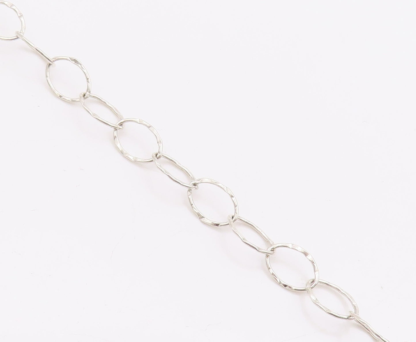 925 Sterling Silver Vintage Necklace Modernist  Floral & Rectangle Cutout NE4580