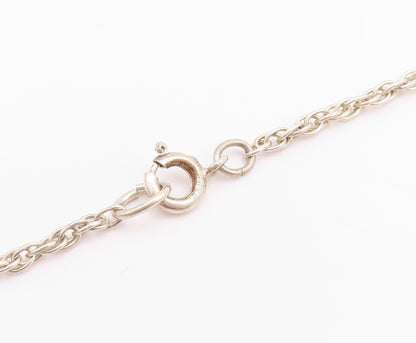 925 Sterling Silver Vintage Necklace JC FERRARA Majestic Eagle Chain  NE4637