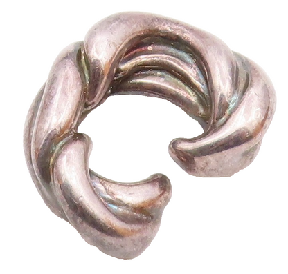 DESIGNER 925 Sterling Silver  Vintage Dark Tone Hollow Brooch Pin  BP8095
