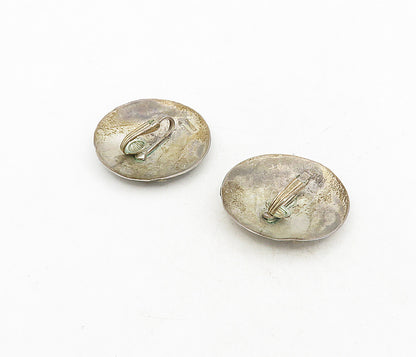 TULLA BOOTH 925 Silver  Vintage Raised Detail Non Pierce Drop Earrings  EG4516
