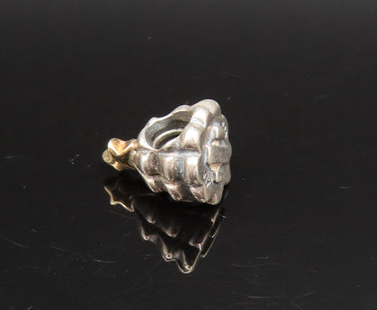 PANDORA 14K GOLD & 925 Silver  Vintage Christmas Tree Charm Pendant  PT21250