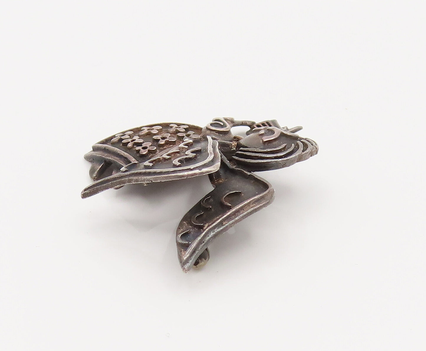 JAMES AVERY 925 Sterling Silver Vintage Singing Choir Angel Brooch Pin BP10175