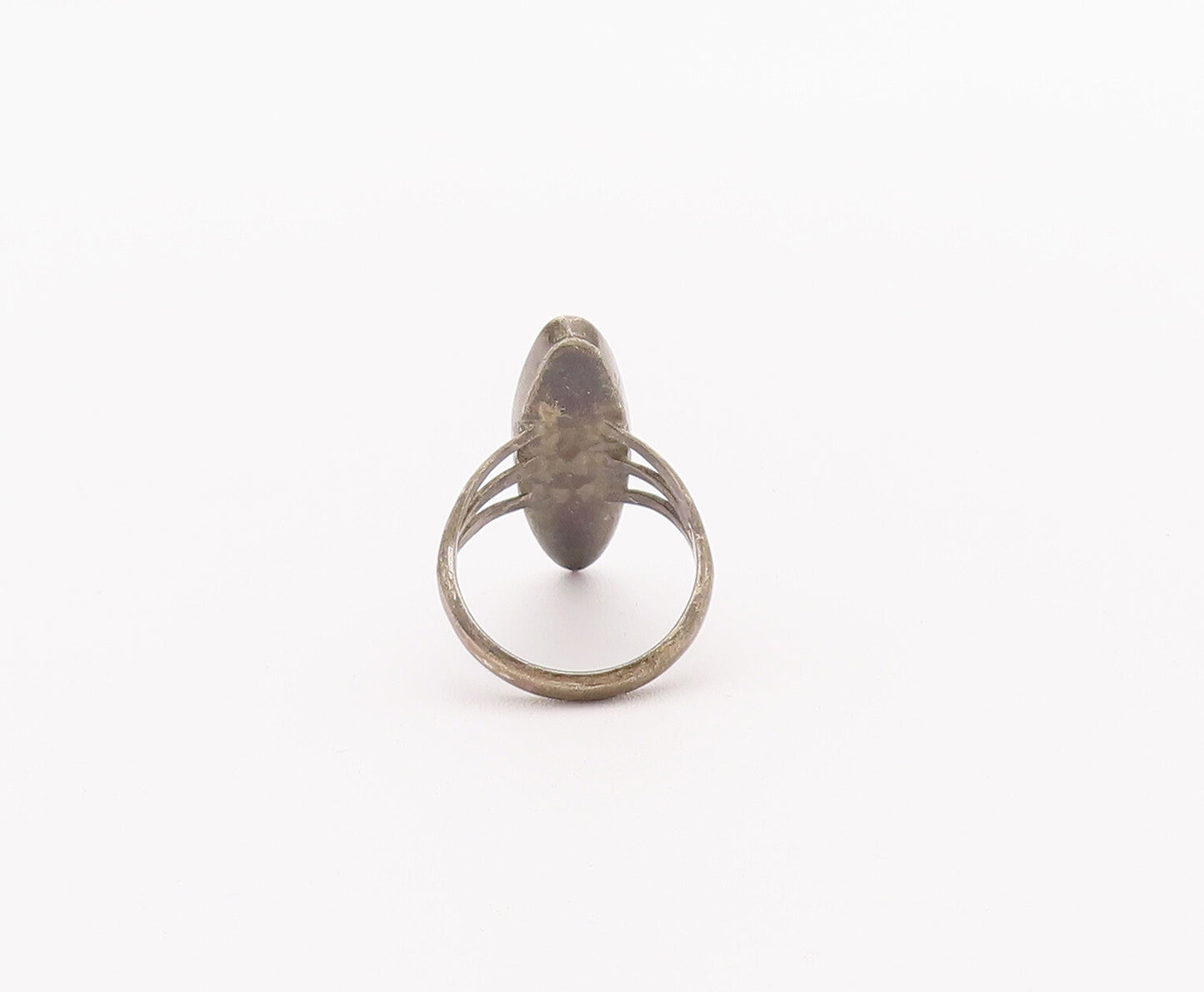 925 Sterling Silver Vintage Ring ZUNI NAVAJO Inlay Multi Stone Sz 6.5  RG27955