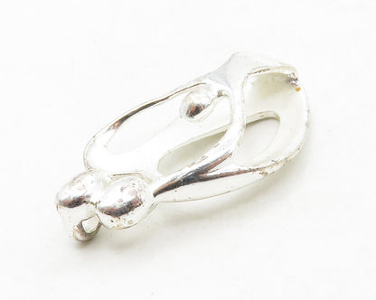 CAROLYN POLLACK RELIOS 925 Silver  Vintage Modernist Family Pendant  PT10393