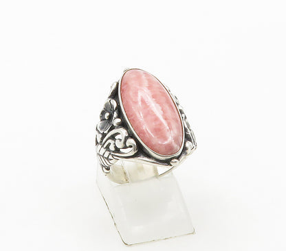 CAROLYN POLLACK RELIOS 925 Silver Vintage Rhodochrosite Ring Sz 7 RG16542