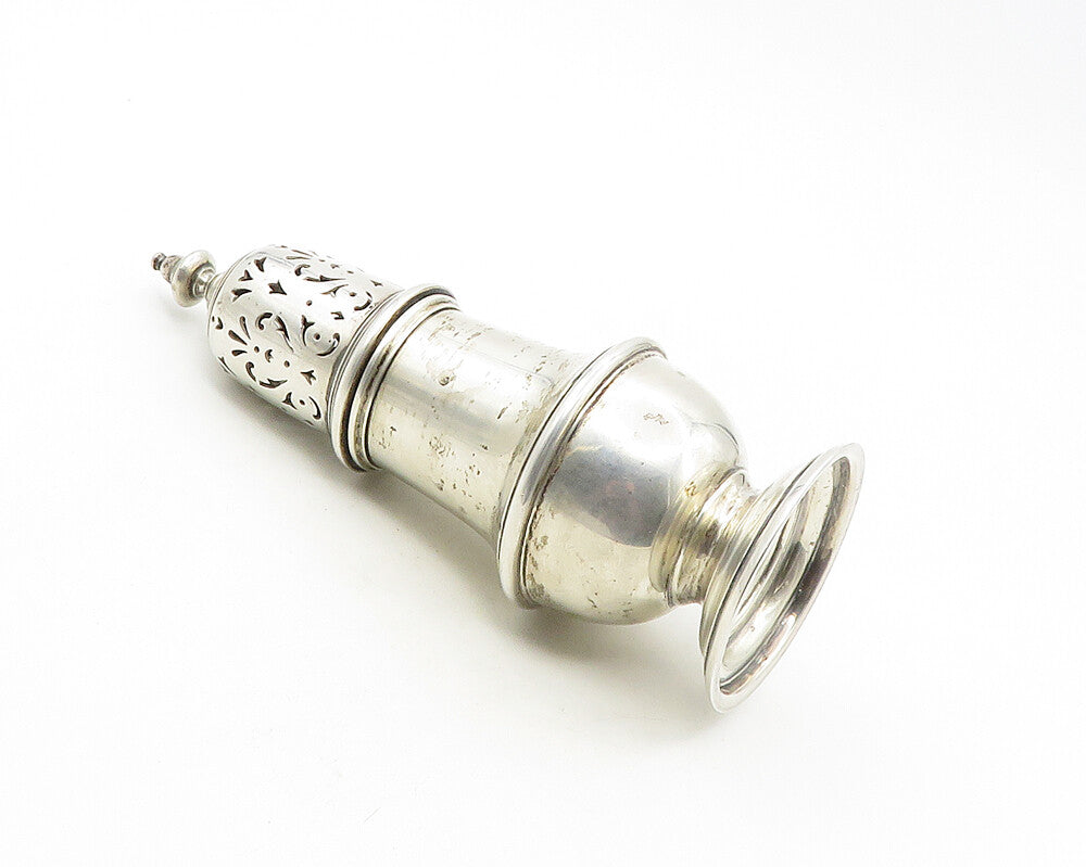 TIFFANY & CO. ENGLAND 925 Silver  Vintage Shiny Muffineer Sugar Shaker  TR1788