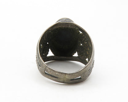 925 Sterling Silver  Vintage Antique Rope Twist Band Ring Sz 6.5  RG13244