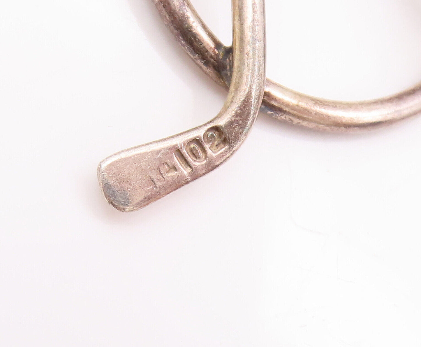 925 Sterling Silver Vintage Brooch Pin Solid Cutout Spectacles Frame  BP10944