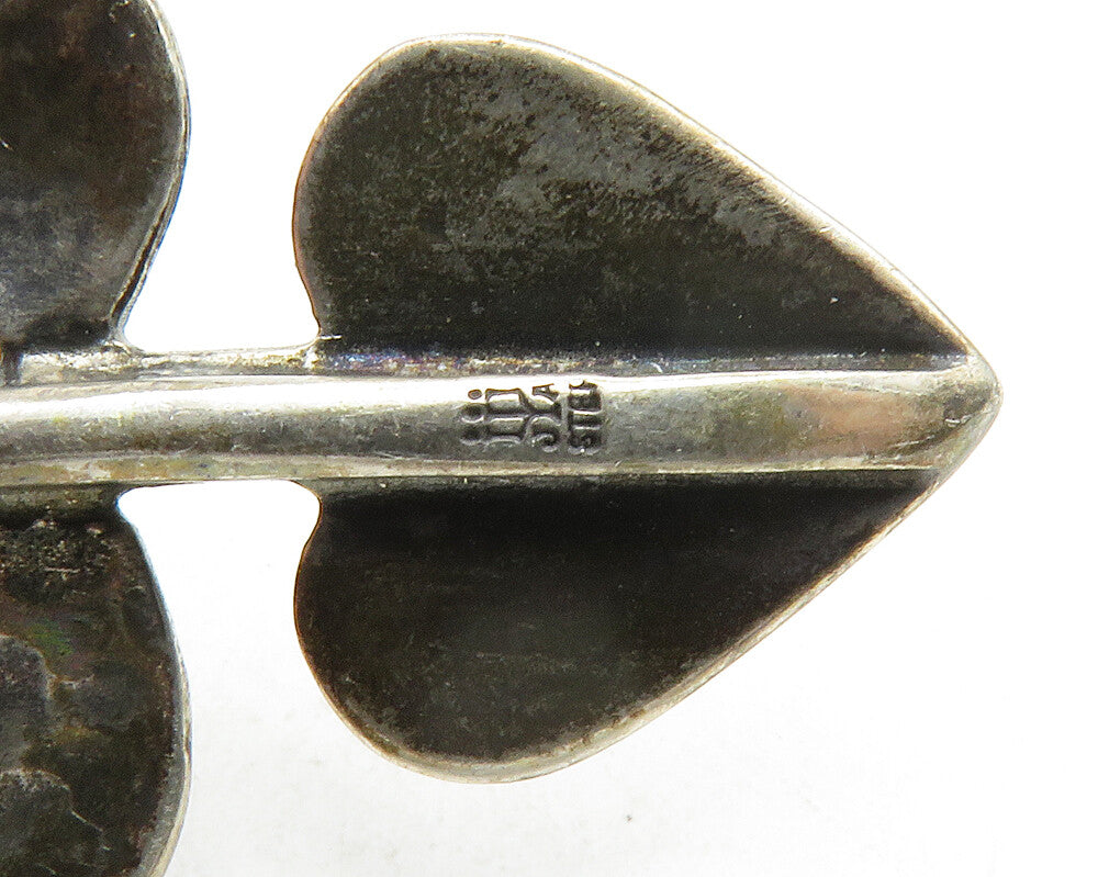 JAMES AVERY 925 Sterling Silver  Vintage Love Heart Flower Pendant  PT9914