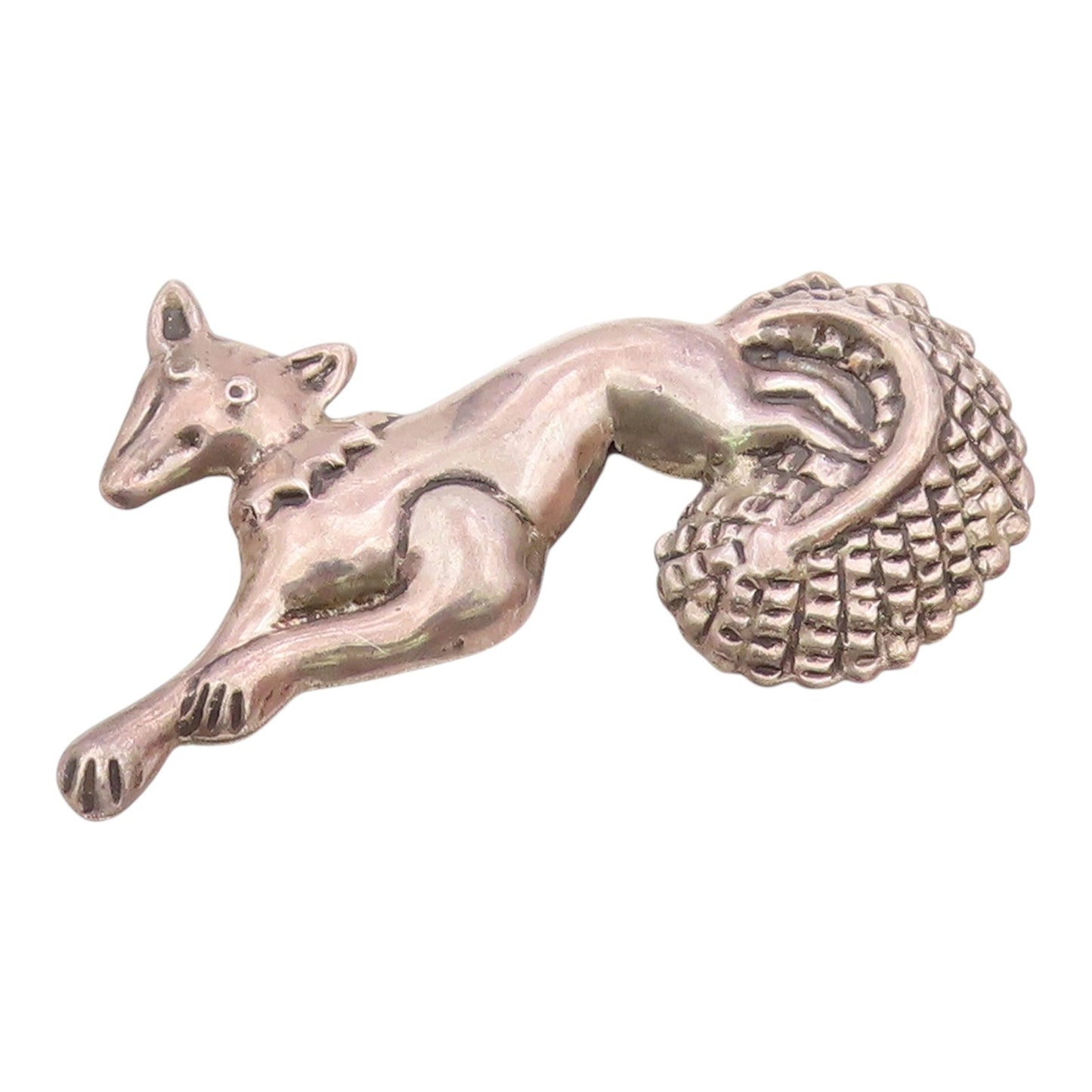 MEXICO 925 Sterling Silver  Vintage Antique Oxidized Animal Brooch Pin  BP3170