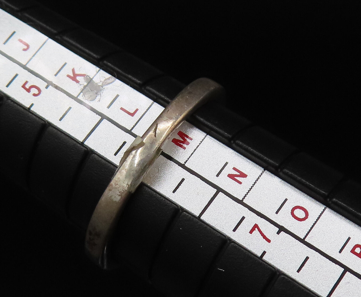 925 Sterling Silver Vintage Oxidized Double Topaz Love Heart Ring Sz 6 RG25382
