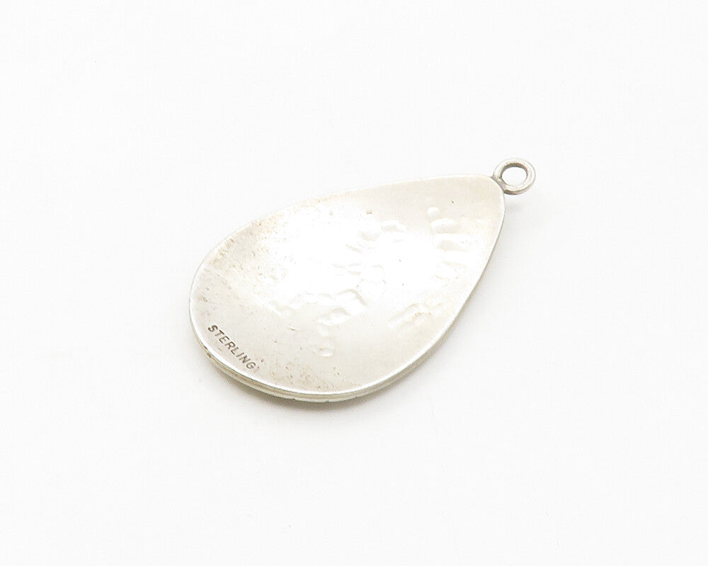 925 Sterling Silver  Vintage Oxidized Traditional Design Pendant  PT13486