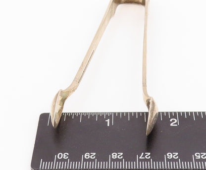 925 Sterling Silver Vintage Tongs TIFFANY & CO Carved Tea Sugar Tong  TR3864