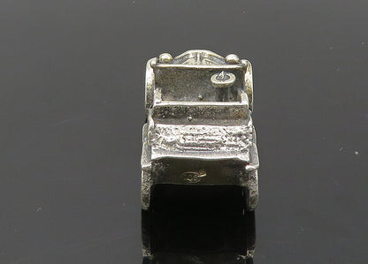 925 Sterling Silver  Vintage Dark Tone Old Fashioned Car Trinket  TR2804