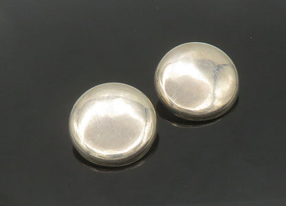 MEXICO 925 Silver  Vintage Shiny Minimalist Non Pierce Drop Earrings  EG10513