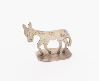 TAXCO MEXICO 925 Sterling Silver Vintage Etched Standing Horse Trinket TR3287