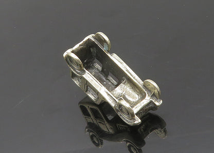 925 Sterling Silver  Vintage Dark Tone Old Fashioned Car Trinket  TR2805