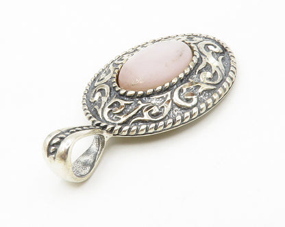 CAROLYN POLLACK RELIOS 925 Silver  Vintage Mother Of Pearl Pendant  PT10795