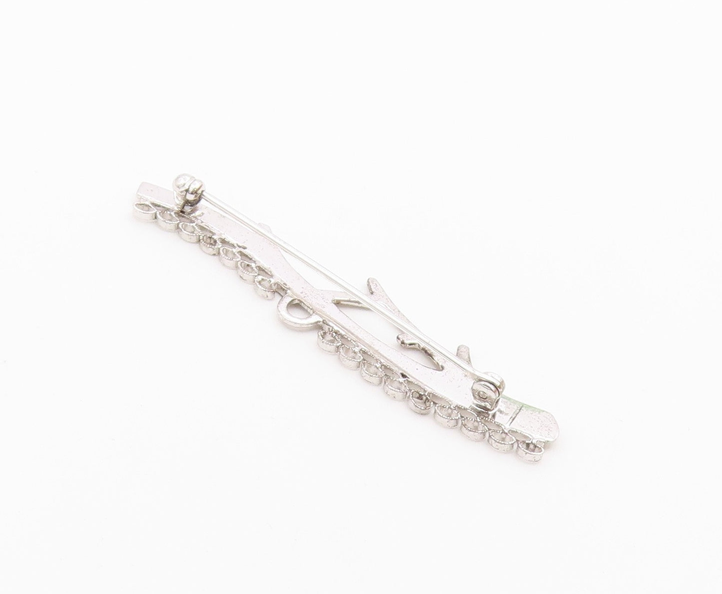 FORSTNER 925 Sterling Silver Vintage Shiny Tree Branch Motif Brooch Pin BP8932