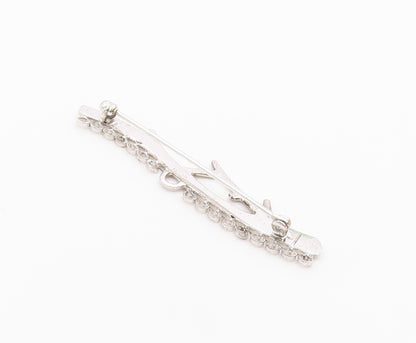FORSTNER 925 Sterling Silver Vintage Shiny Tree Branch Motif Brooch Pin BP8932