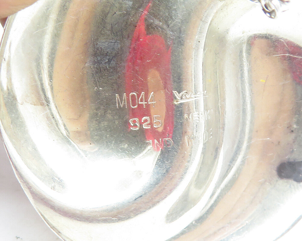 VIVACE MEXICO 925 Sterling Silver  Vintage Round Swirl Drop Earrings  EG5953