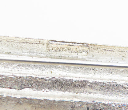 CHARLES KRYPELL 925 Sterling Silver  Vintage Modernist Brooch Pin  BP2898