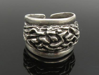 BERNTSEN HUGHES NORWAY 925 Silver  Vintage Modernist Band Ring Sz 5.5  RG24664