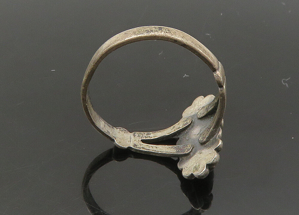 POST BELL 925 Sterling Silver  Vintage Turquoise Swirl Band Ring Sz 7  RG22157