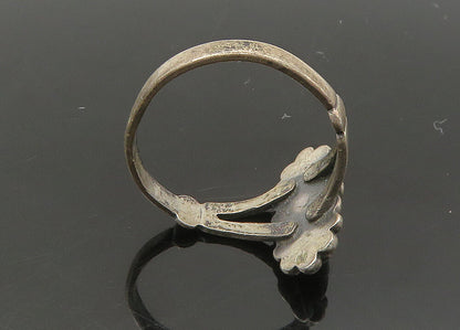 POST BELL 925 Sterling Silver  Vintage Turquoise Swirl Band Ring Sz 7  RG22157