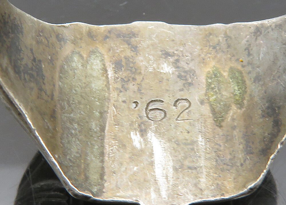 SK&F 925 Silver  Vintage Our Lady Star Of The Sea School Ring Sz 9  RG21743