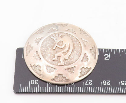 925 Sterling Silver Vintage Brooch SOUTHWESTERN Kokopelli Flute Player BP12019