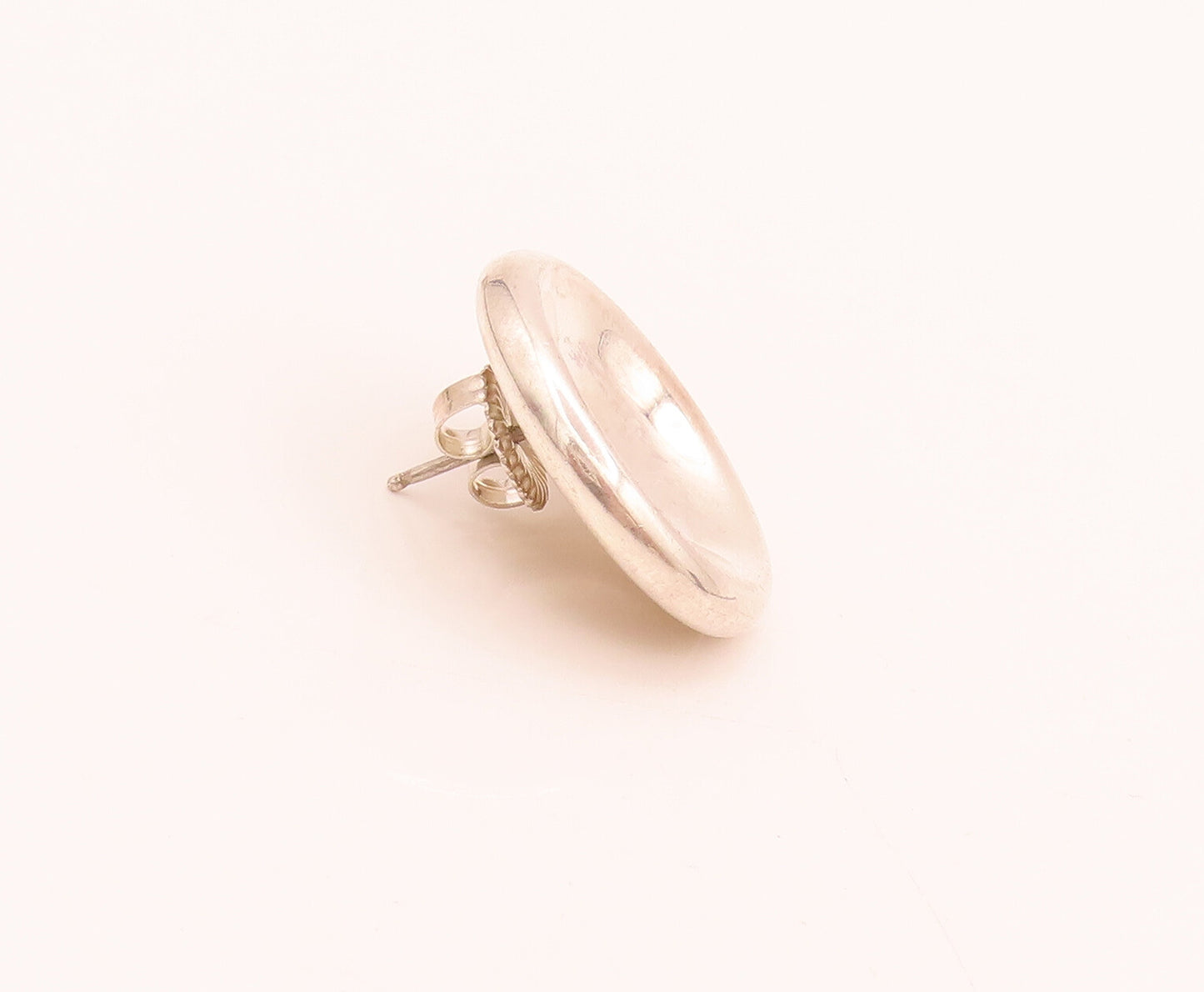 RLM STUDIO 925 Silver Vintage Reverse Dome Bowl Shaped Earrings EG12441